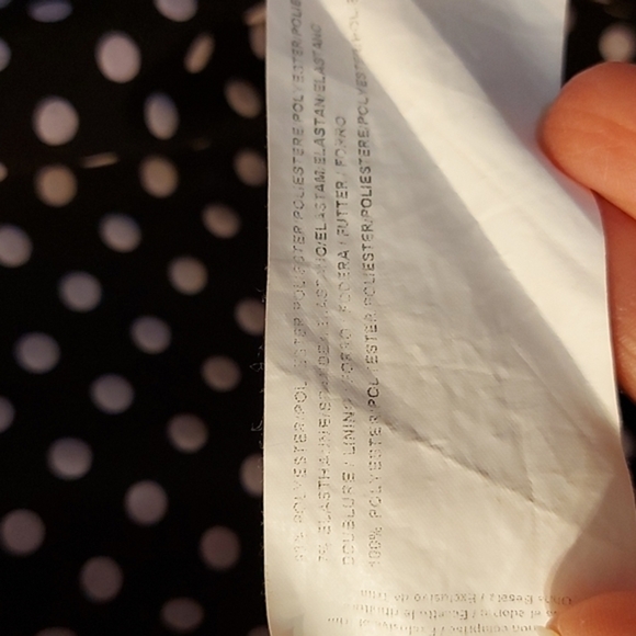 Joseph Ribkoff Polka Dot Mini Skirt Lined Size 10 - Picture 5 of 5